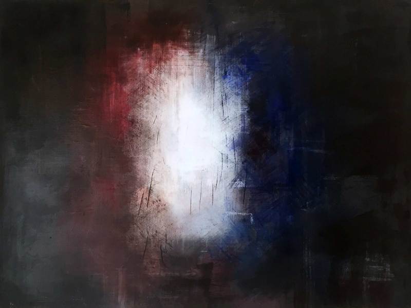 AMORE, Love, Amour (acrylic on canvas , 150x108 cm - 59.1’’x 42.5’’ - private collection, Rome, 2016)