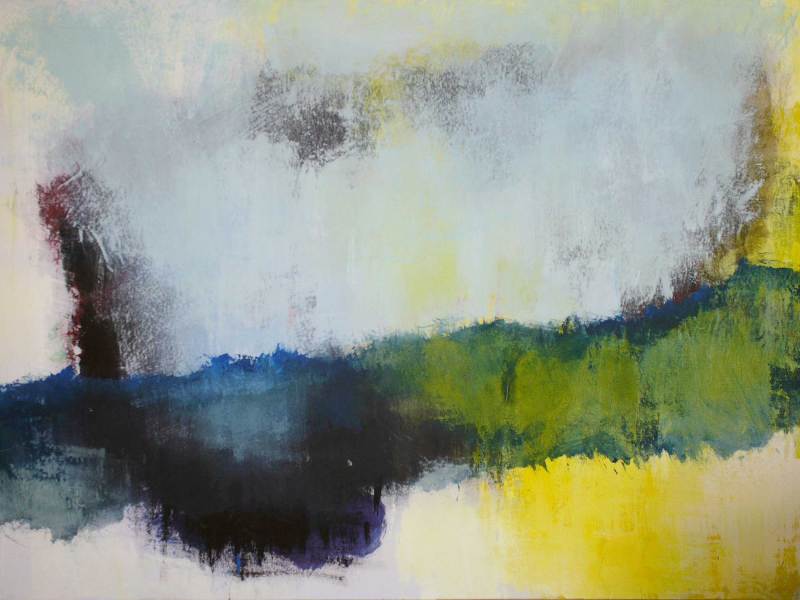 LUCE, Light, Lumière  (acrylic on canvas, 150x110 cm - 59.1’’x 43.3’’ - private collection, Rome, 2017)
