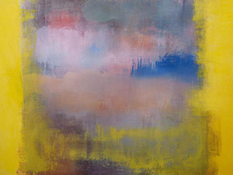 FARE SPAZIO, Making room, Faire de la place  (acrylic on canvas, 145x103 cm - 57.1’’x 40.6’’ - Rome, 2017)