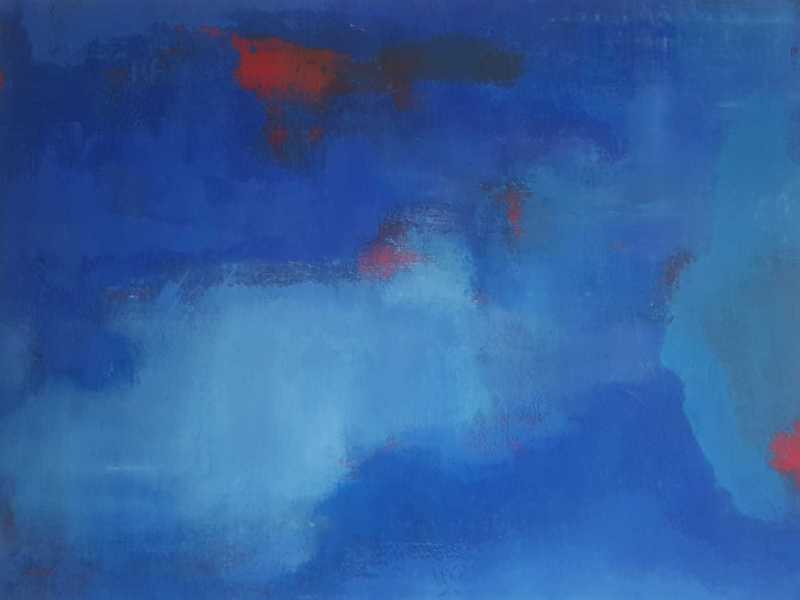 ATTESA, Waiting, Attente (acrylic on canvas, 145x106 cm - 57.1’’x 41.7’’, Rome, 2019 ) - #1903