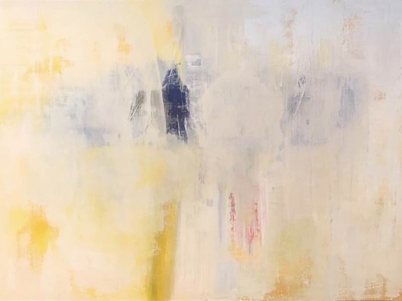 SENZA VELI Without veils, Sans voiles - Acrylic on paper and canvas  145x106 cm (57.1’’x 41.7’’)  Rome, 2020 - #2006