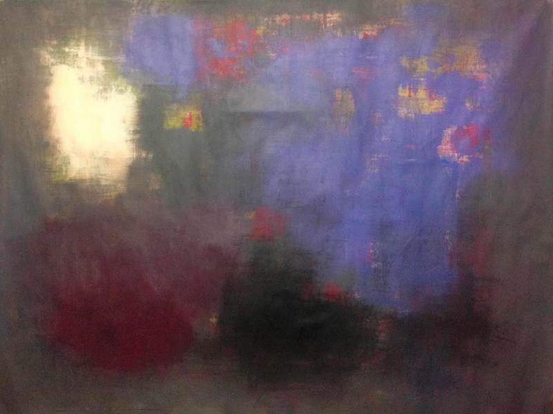 MORNANT, Mornant, Mornant  (acrylic on canvas, 150x110 cm - 59.1’’x 43.3’’ - private collection, Rome, 2016)