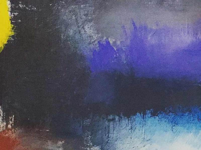 MARE MEDITERRANEO, Mediterraneo Sea, La Mer Méditerranée  (acrylic on canvas, 50x60 cm - 19.7’’x 23.6’’ - private collection, Rome, 2018)