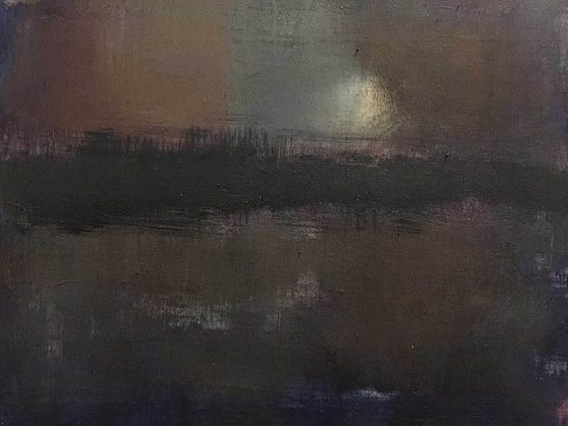 SOTTILE, Subtle, Subtil  (acrylic on canvas, 50x35 cm - 19.7’’x 13.8’’ - private collection, Rome, 2017)